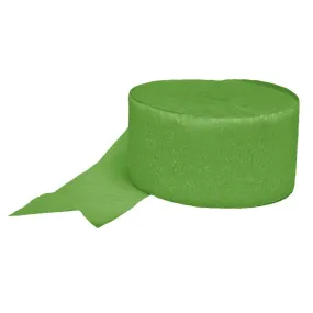Lime Green Crepe Streamer