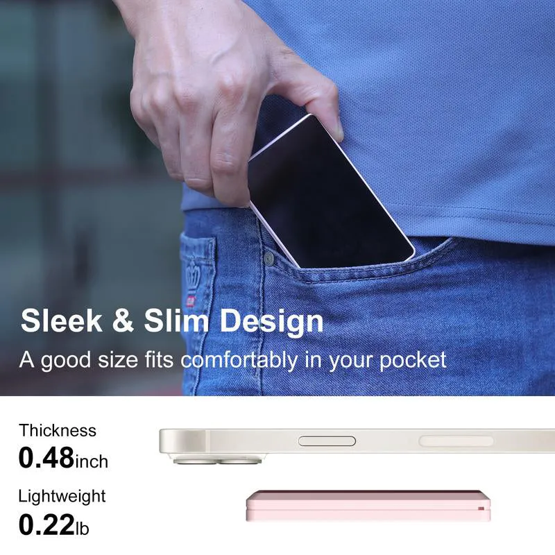 Magnetic Selfie Screen with 4K Recording – Portable Display for Content Creators
