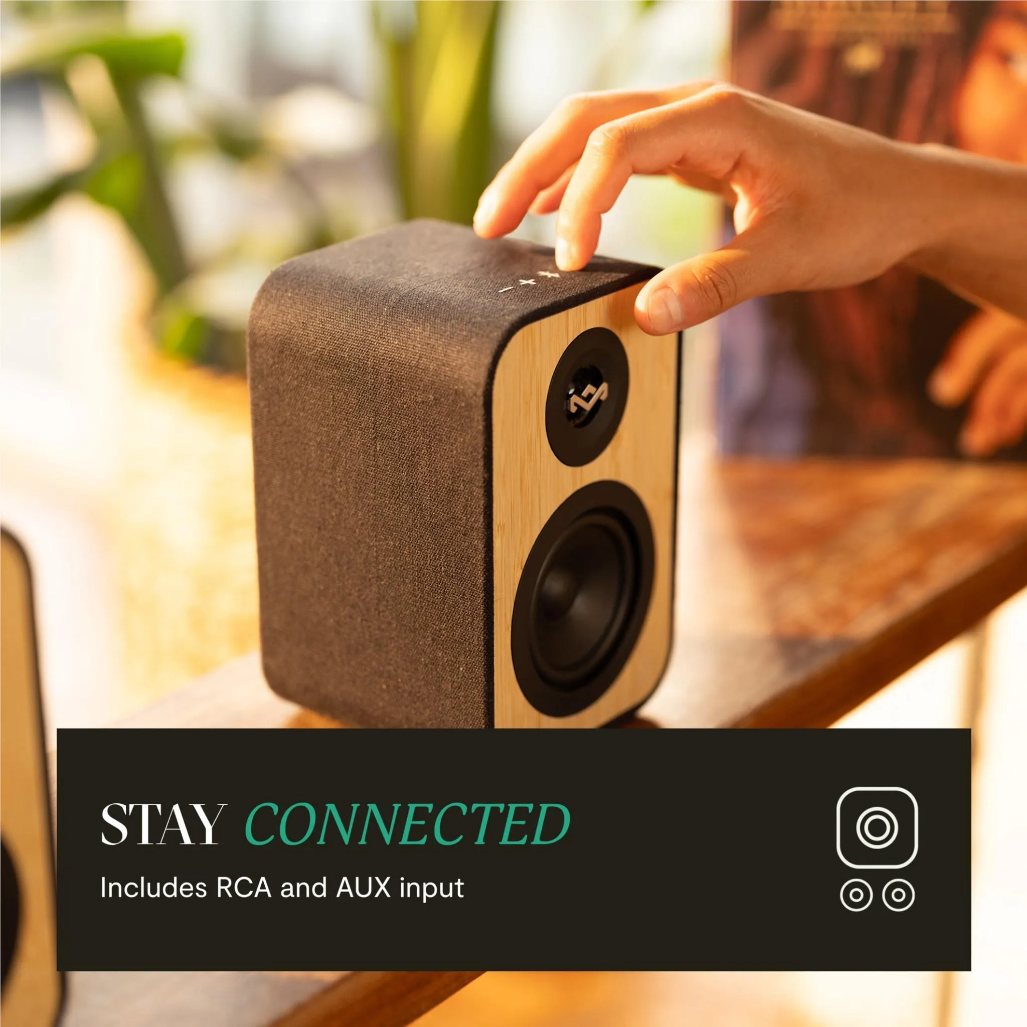 Marley Uplift Bookshelf Speakers