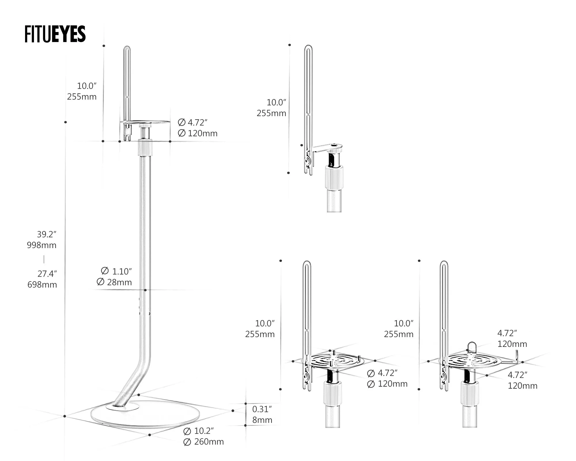 Master Speaker Stands (1 Pair)