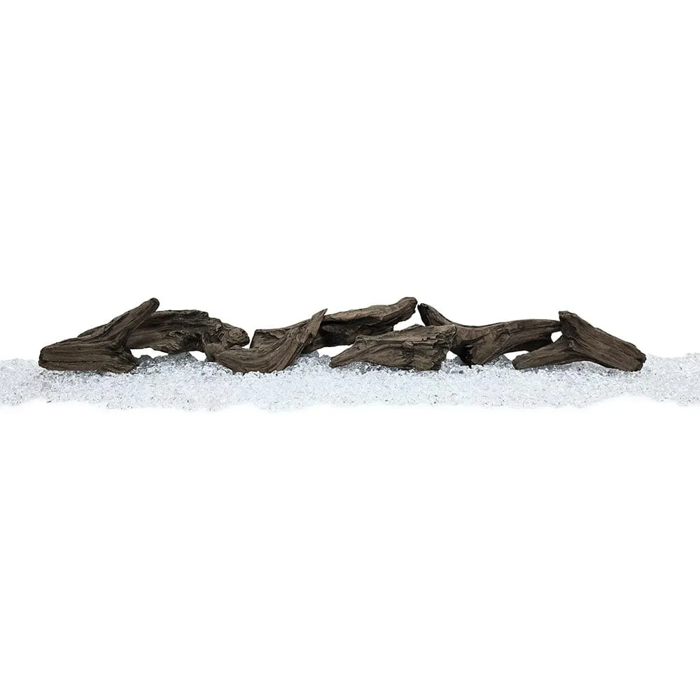 Modern Ember Driftwood Log Accessory Kit for 50" Skyline Wall Mount & Highmark Electric Fireplace