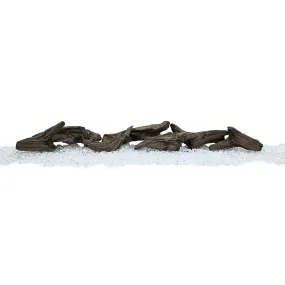 Modern Ember Driftwood Log Accessory Kit for 50" Skyline Wall Mount & Highmark Electric Fireplace