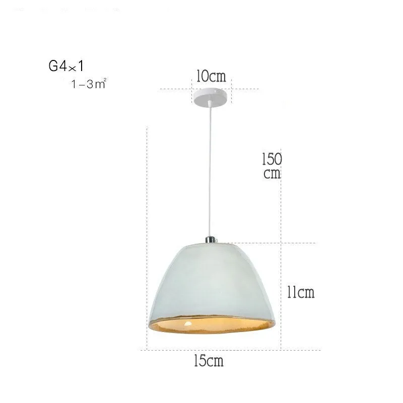 Modern Tea Cup Teapot Crockery Ceramic Led Pendant Lights