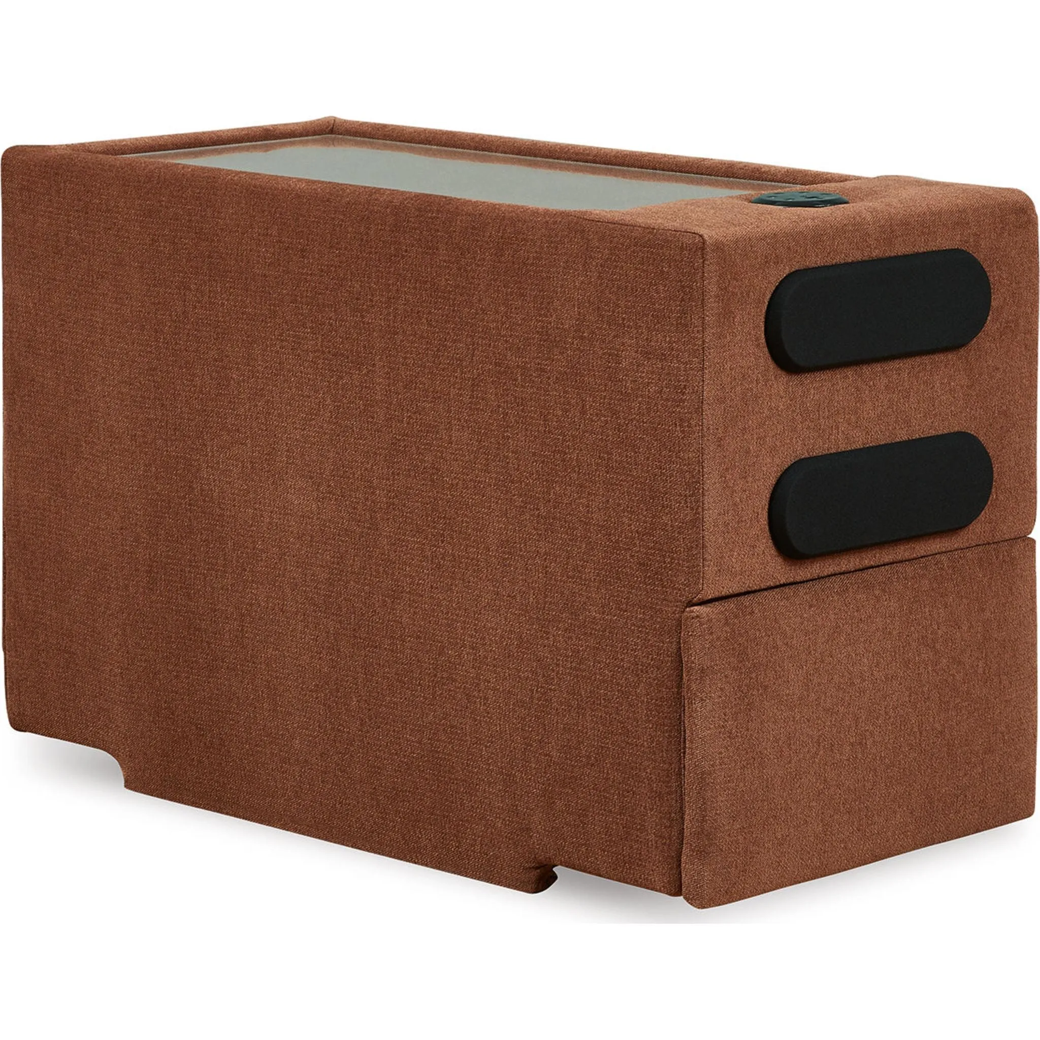 Modmax 8 Piece Modular Sectional with Audio and Storage Consoles