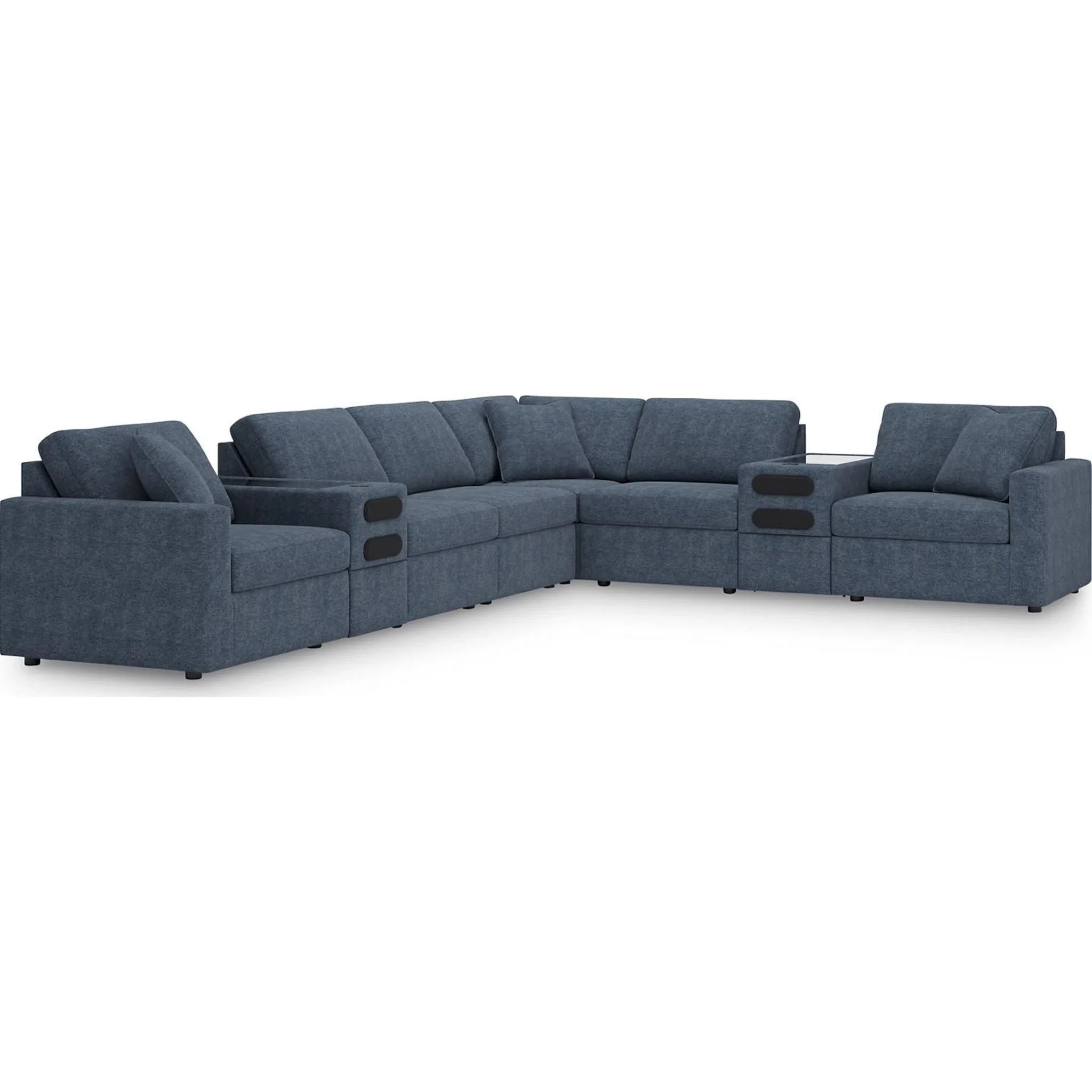 Modmax 8 Piece Modular Sectional with Audio Consoles