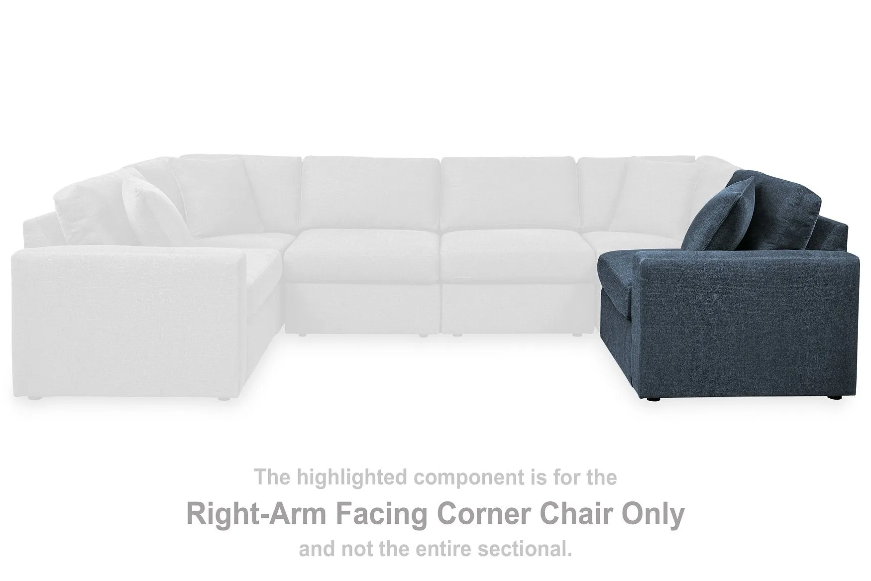 Modmax Sectional Loveseat with Audio System