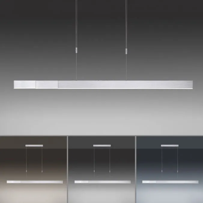 MOT Aluminium Remote Controlled Length Adjustable LED Ceiling Light - ID 13285