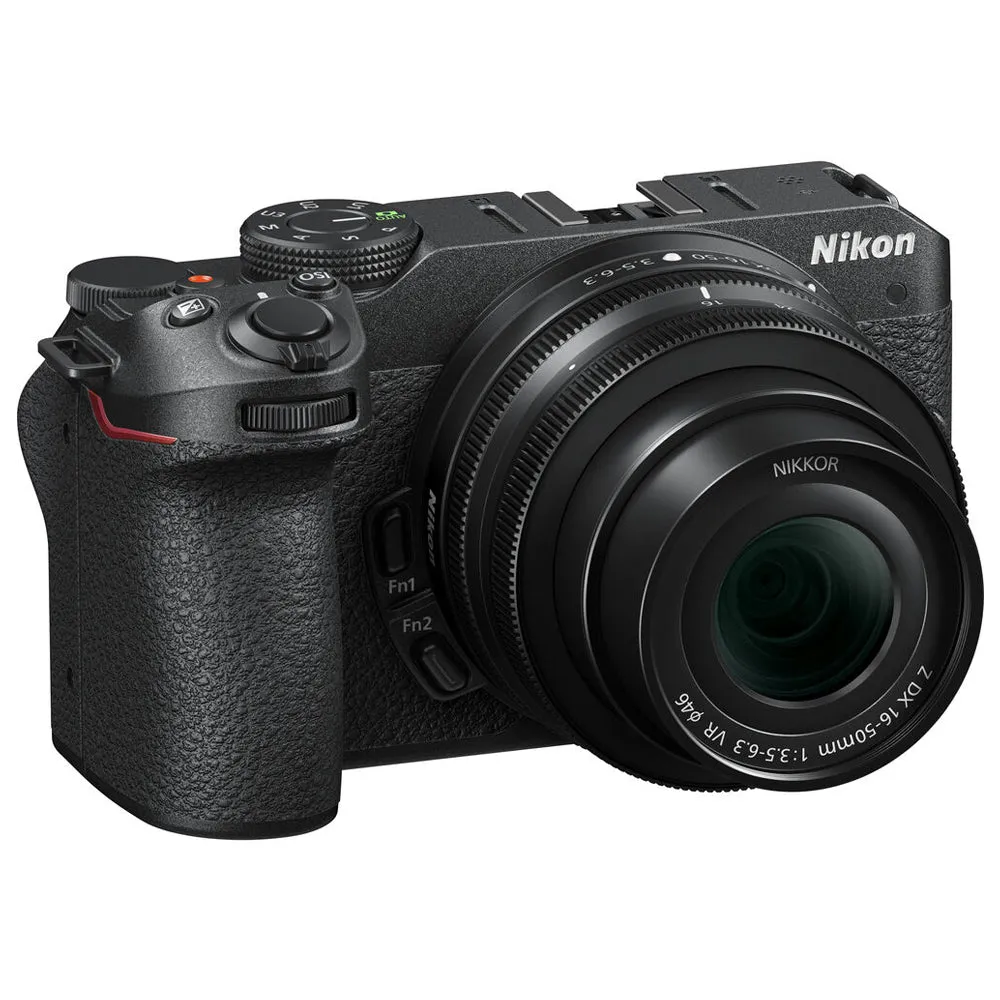 Nikon Z Series Z30 Mirrorless Vlogging Camera with 20.9 Megapixel DX APS-C Format Sensor, 4K 30fps Video Recording and Streaming, and Eye and Face Detection Hybrid Autofocus - Kits Available