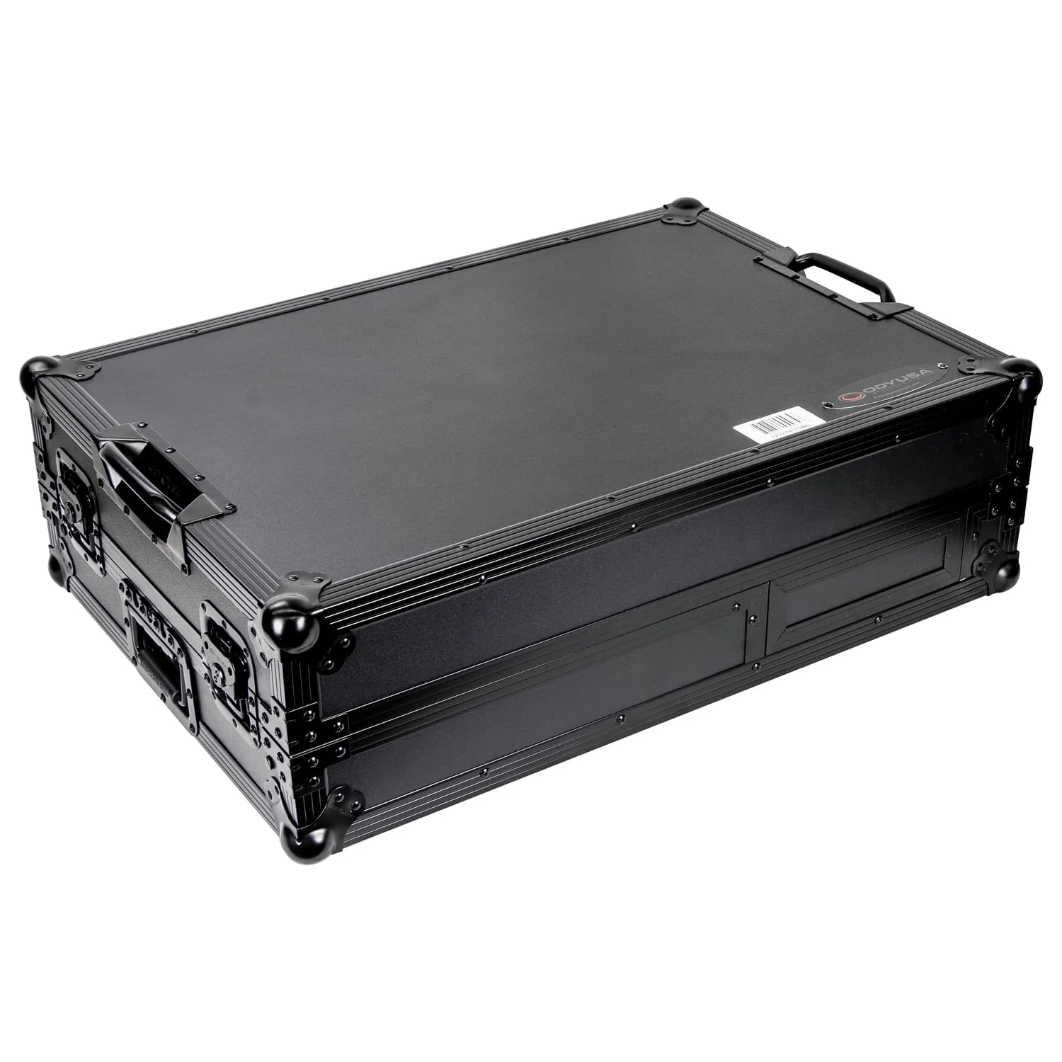 Odyssey FZGS1RA1272WBL Reversible Compact Rane Twelve and Rane Seventy/Seventy-Two Battle DJ Coffin Flight Case w/Glide Platform (Black)