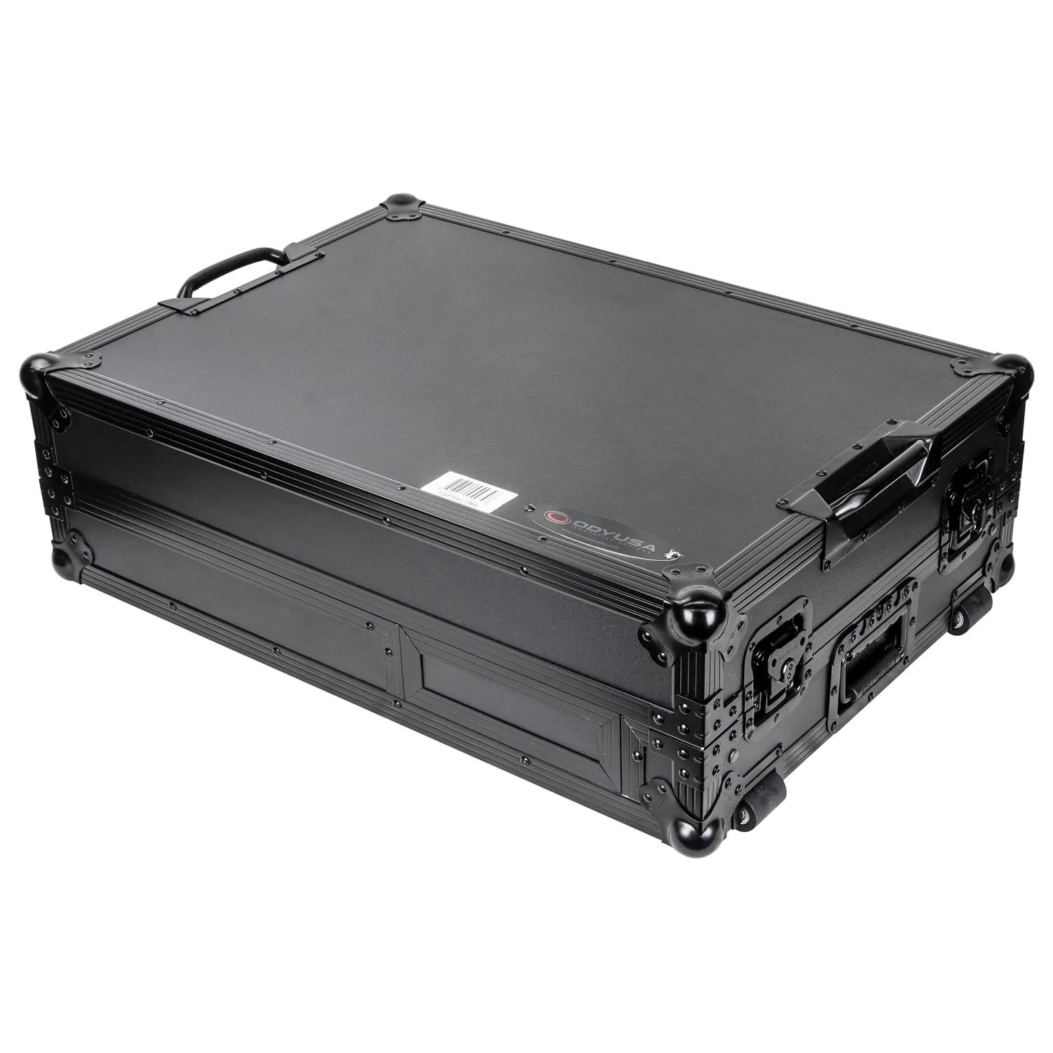 Odyssey FZGS1RA1272WBL Reversible Compact Rane Twelve and Rane Seventy/Seventy-Two Battle DJ Coffin Flight Case w/Glide Platform (Black)
