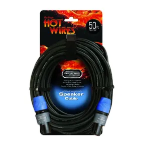 On-Stage SP14-50SS Speakon NL2-NL2 Cable w/ Neutrik Connectors 50'
