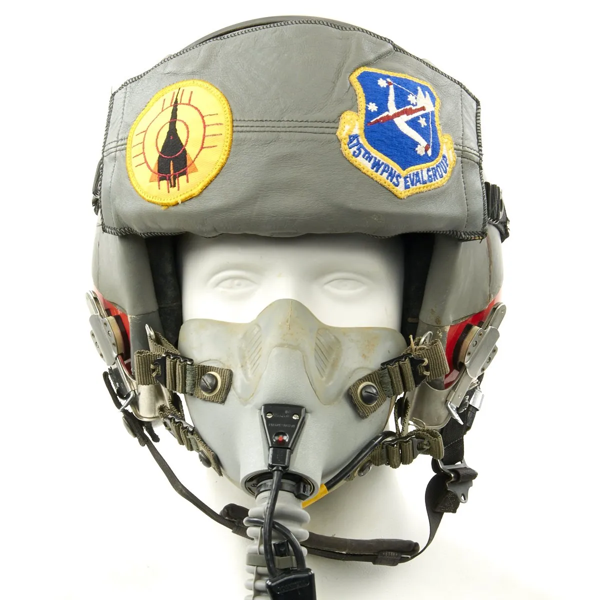 Original Cold War F-16 Fighting Falcon Pilot Helmet of the 475th Weapons Evaluation Group