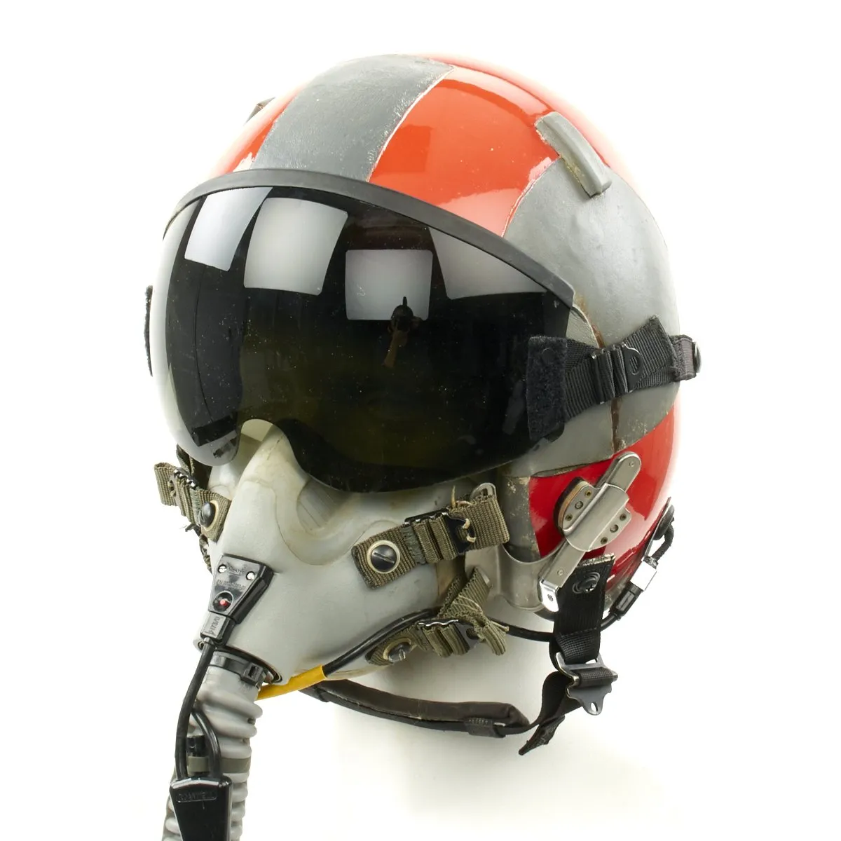 Original Cold War F-16 Fighting Falcon Pilot Helmet of the 475th Weapons Evaluation Group