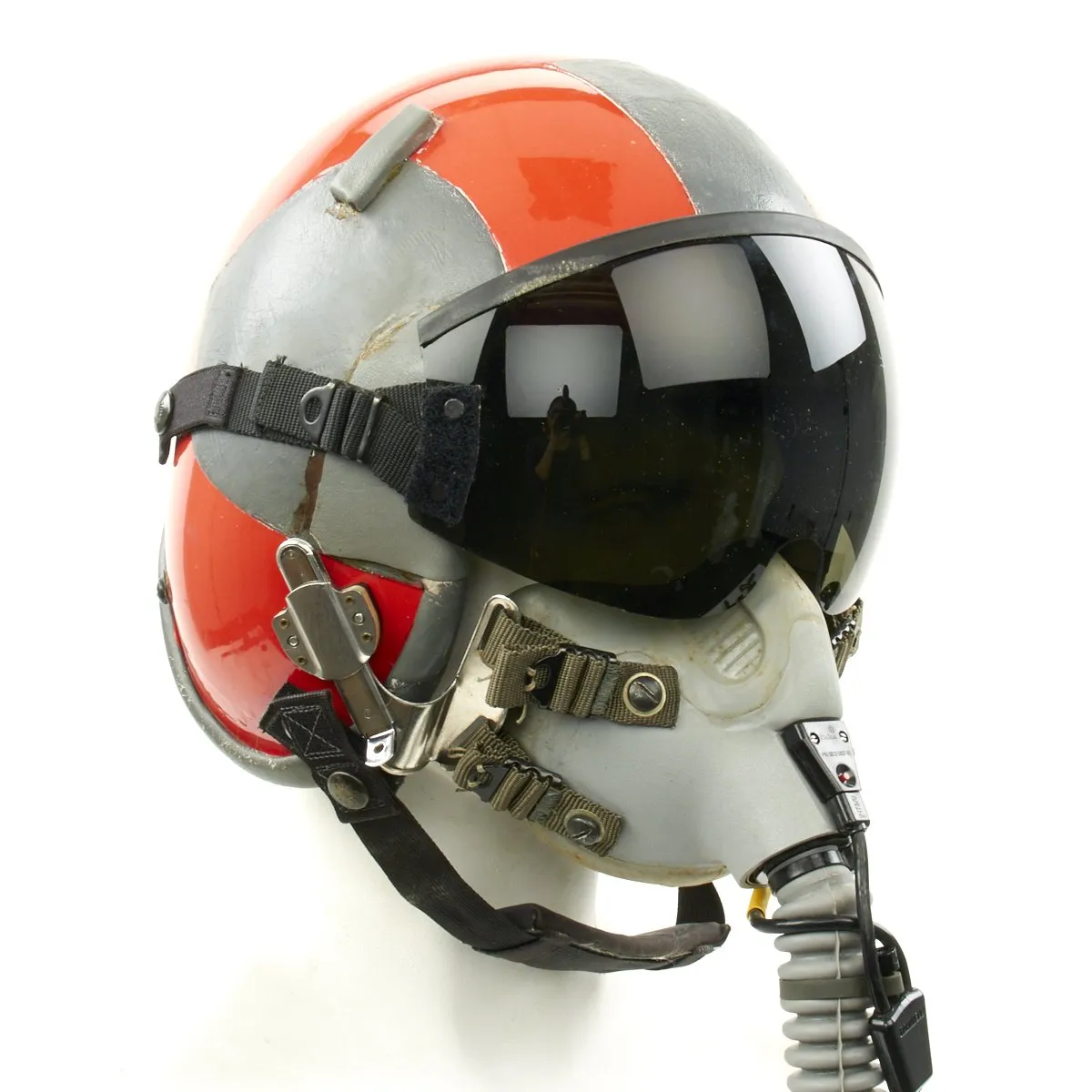 Original Cold War F-16 Fighting Falcon Pilot Helmet of the 475th Weapons Evaluation Group