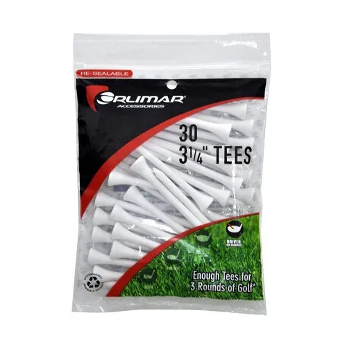 Orlimar Wood Golf Tees - 3.25"