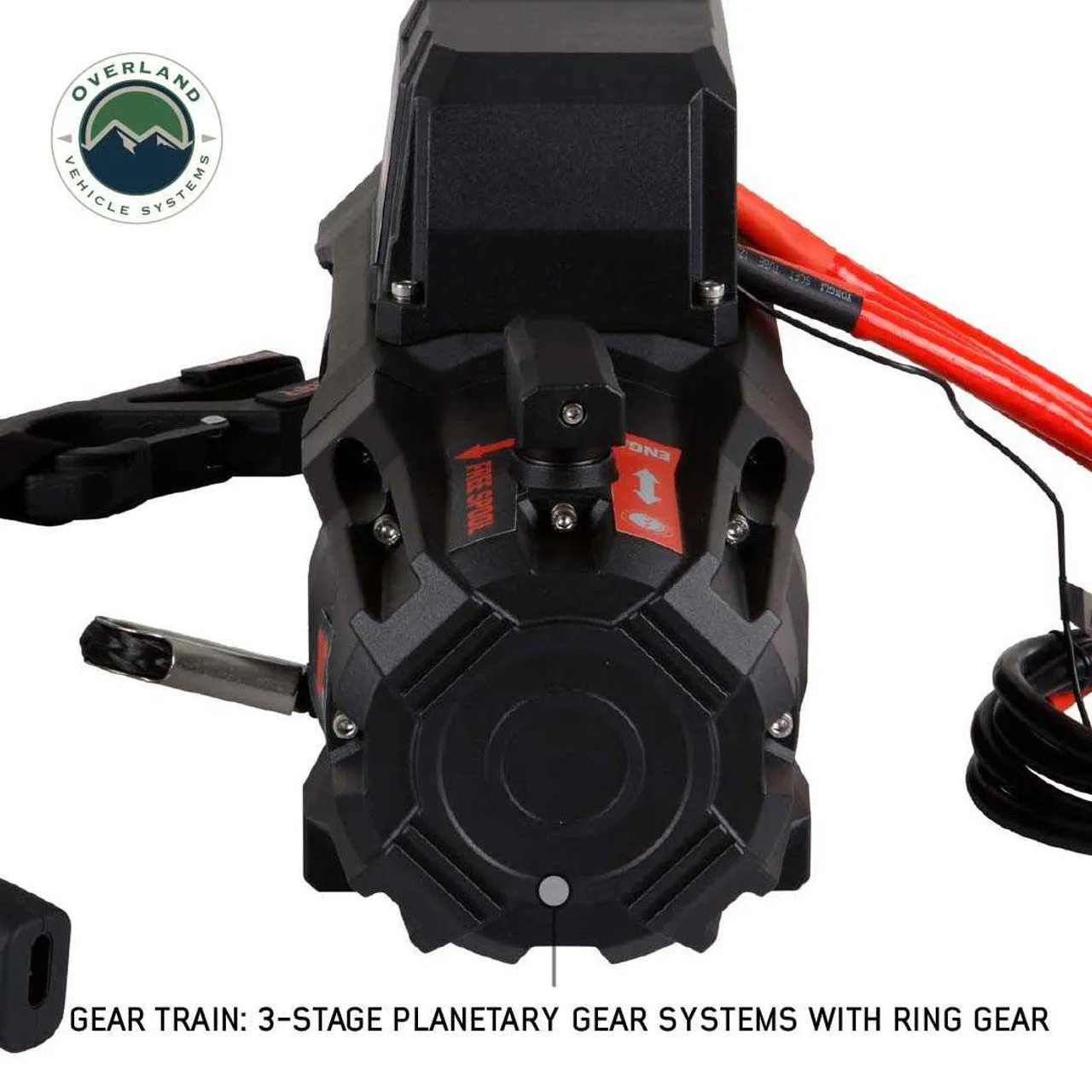 Overland Vehicle Systems Scar 10-s Winch - 10,000 lb w/Synthetic Rope