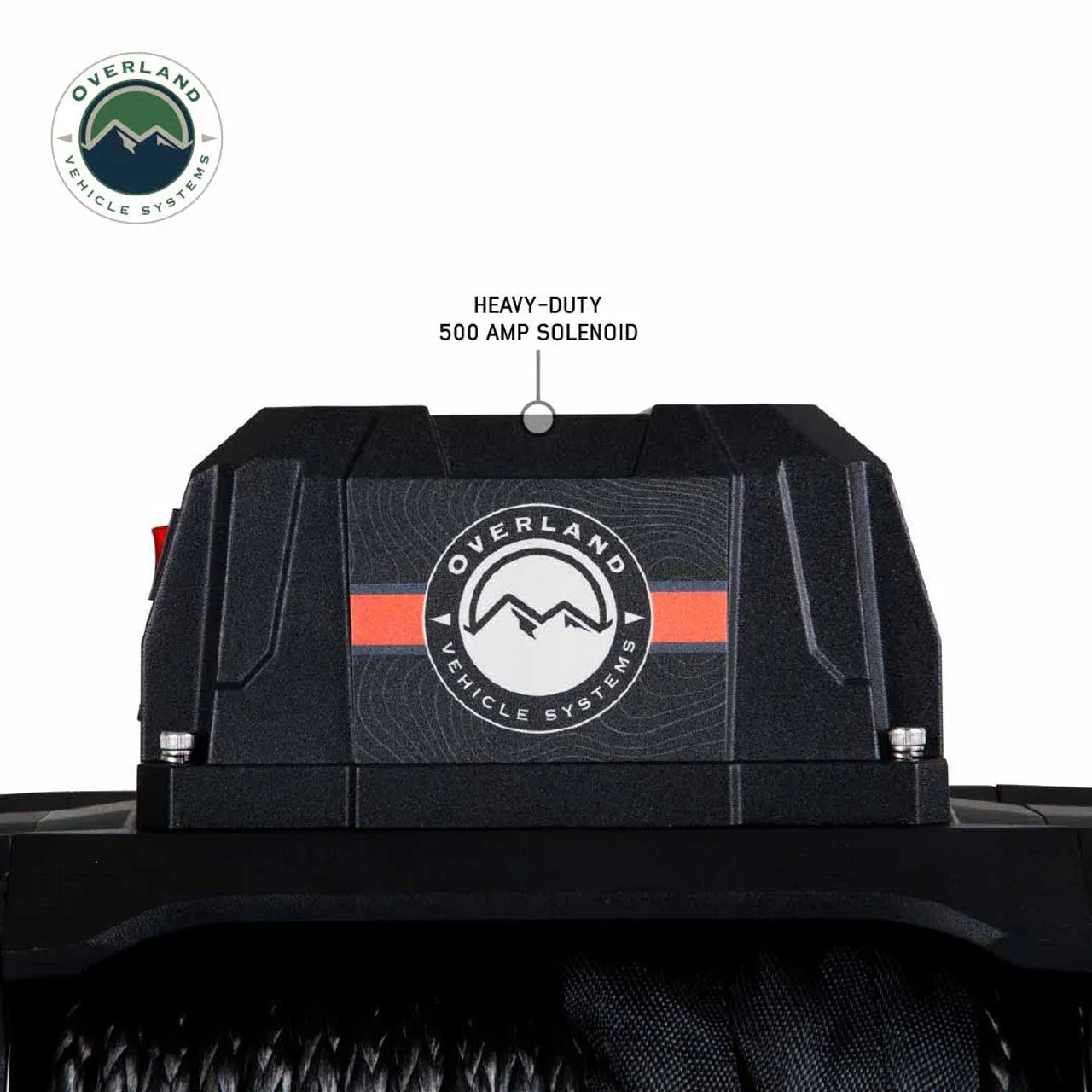Overland Vehicle Systems Scar 10-s Winch - 10,000 lb w/Synthetic Rope