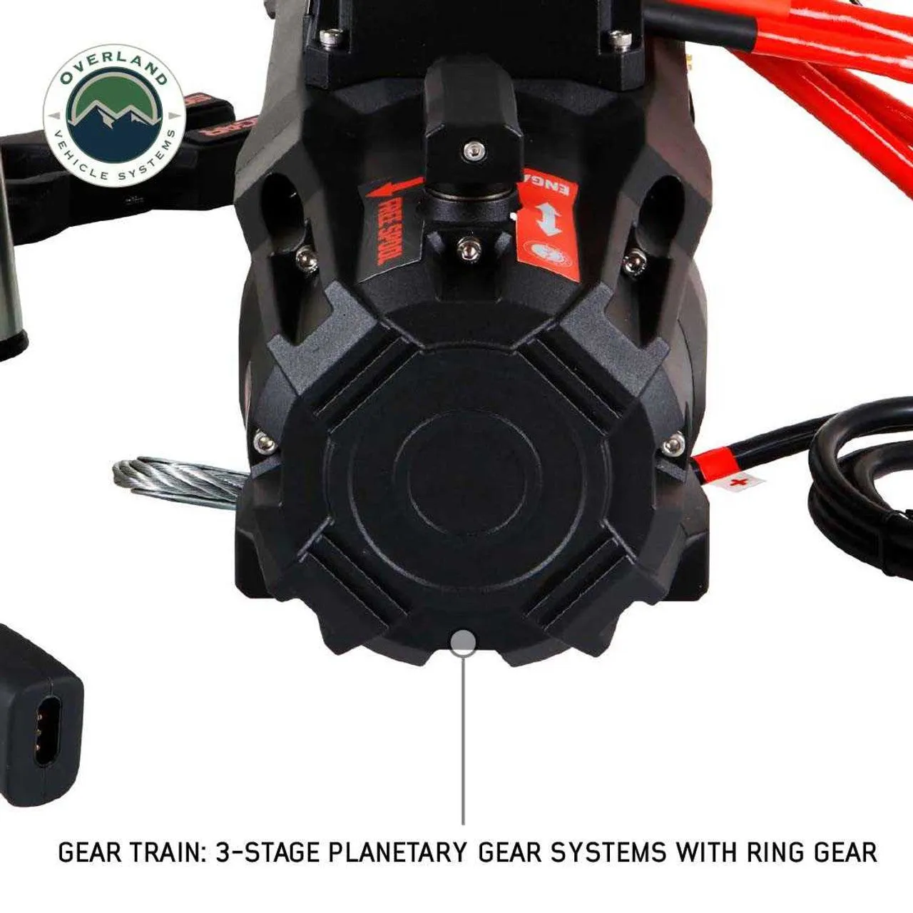 Overland Vehicle Systems Scar 10 Winch - 10,000 lb w/Steel Cable