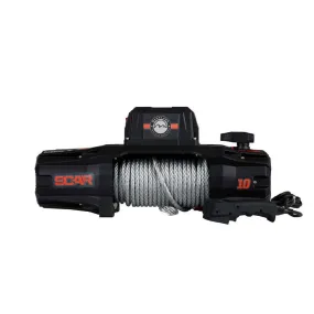 Overland Vehicle Systems Scar 10 Winch - 10,000 lb w/Steel Cable