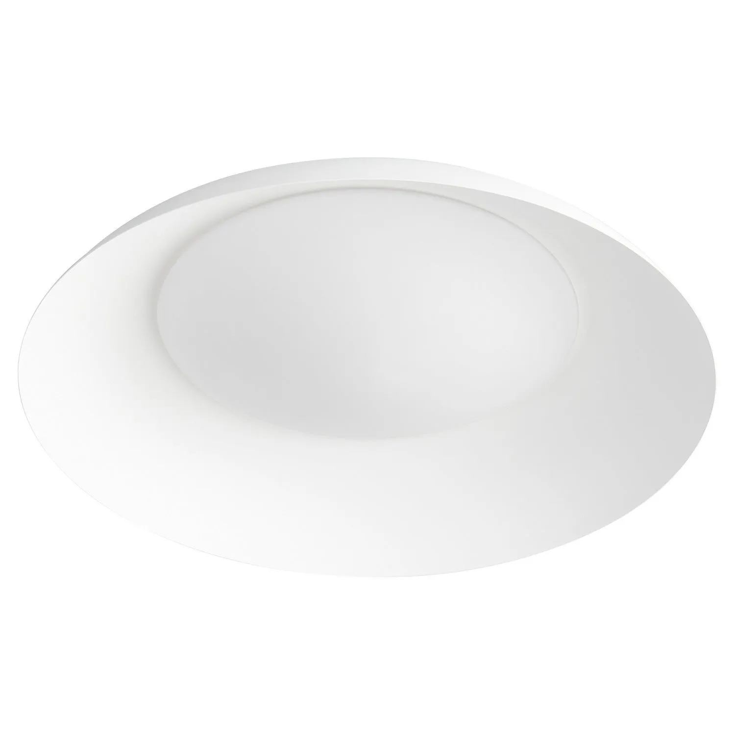 Oxygen Bongo 3-679-6 Flush Ceiling Mount 20 Inch Light Fixture Modern - White