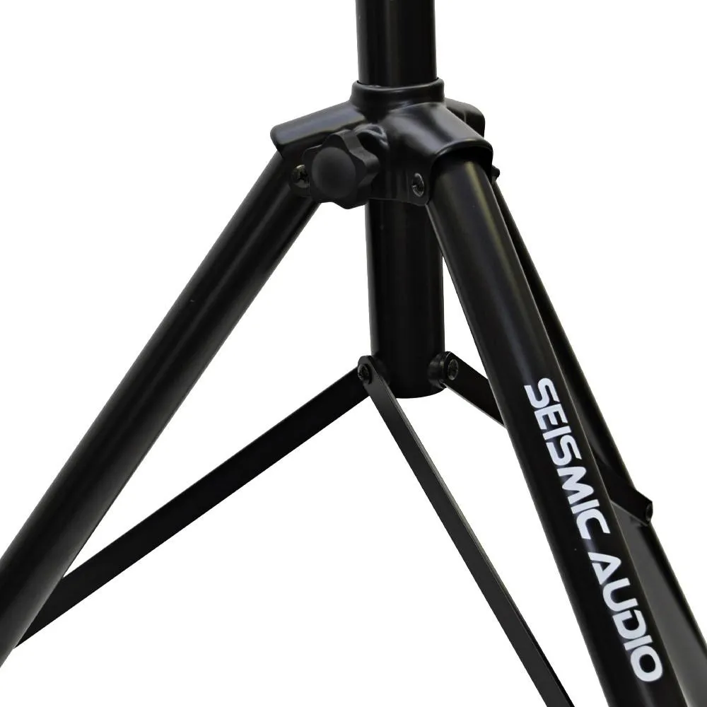Pair of Tripod Speaker Stand - Fits 1 1/2" and 1 3/8"