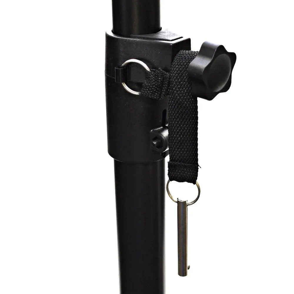 Pair of Tripod Speaker Stand - Fits 1 1/2" and 1 3/8"