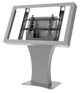 Peerless-AV KILH543-S Landscape Kiosk Enclosure for 43" Displays up to 3.5" Deep (Silver)