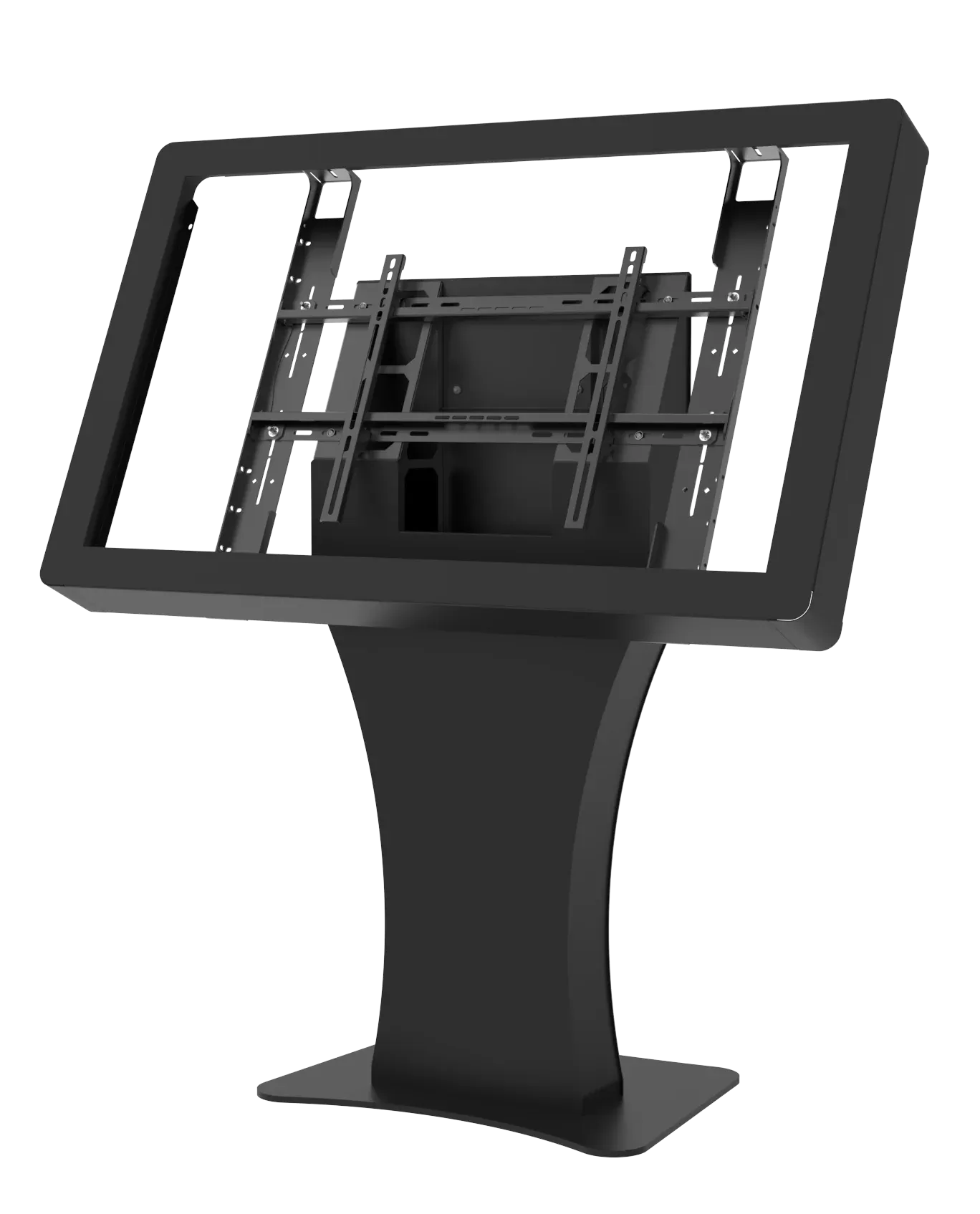 Peerless-AV KILH555 Landscape Kiosk Enclosure for 55" Displays up to 3.5" Deep (Black)