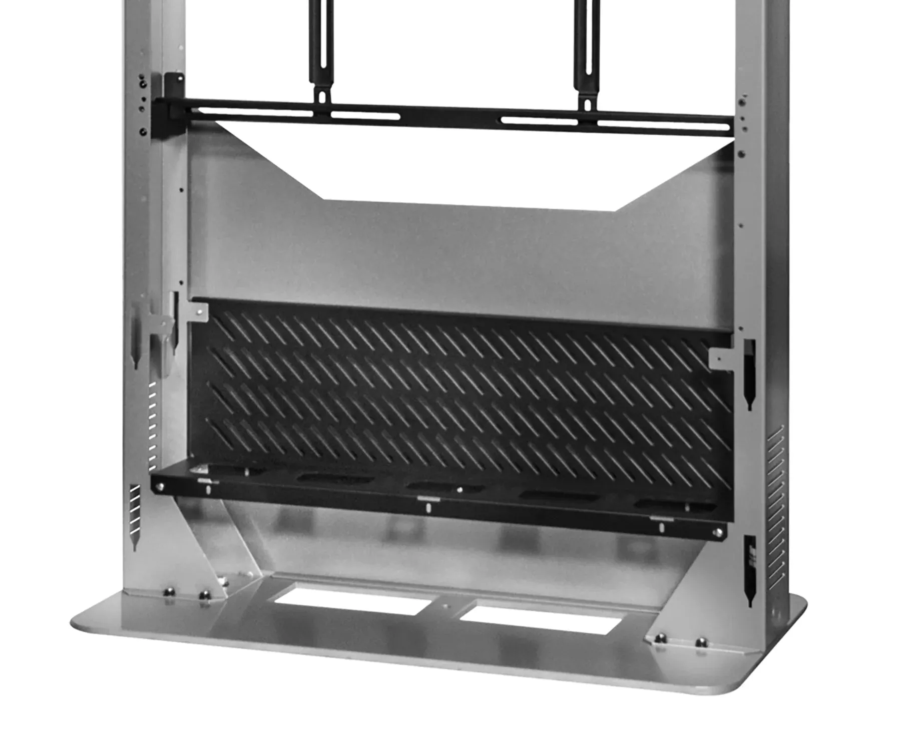 Peerless-AV KIPC2565 -S Portrait Kiosk for 65" Displays (Silver)
