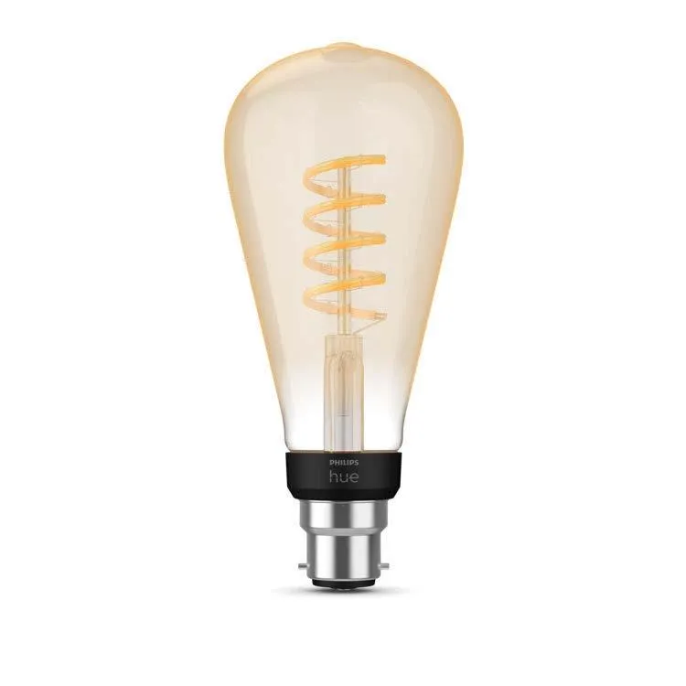 Philips Hue White Ambience Filament ST72 B22 Bluetooth Bulb (2021)