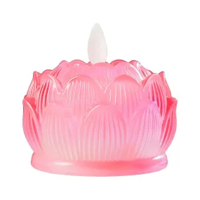 Pinakine® LED Tea Lights Candle Flickering Buddhist Worship Festival Lotus Lamp Light Pink | Lamps | Home & Garden | Lamps, Lighting & Ceiling Fans | Lamps, Lighting & Ceiling Fans|64053330PNK