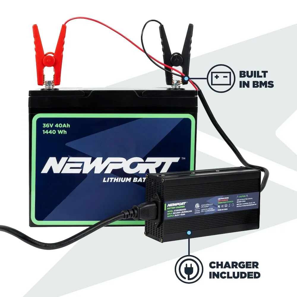 PWR129 Stern Newport NK300   36V 40AH Battery Motorization Kit
