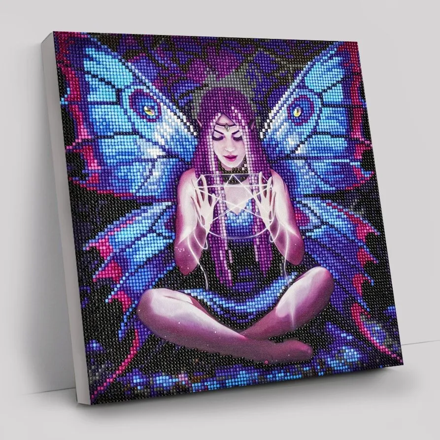 "Spell Weaver" by Anne Stokes Crystal Art Canvas 30x30cm