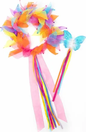 Rainbow Fairy Halo & Wand