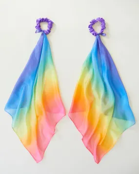Rainbow Wrist Streamers by Sarah Silks