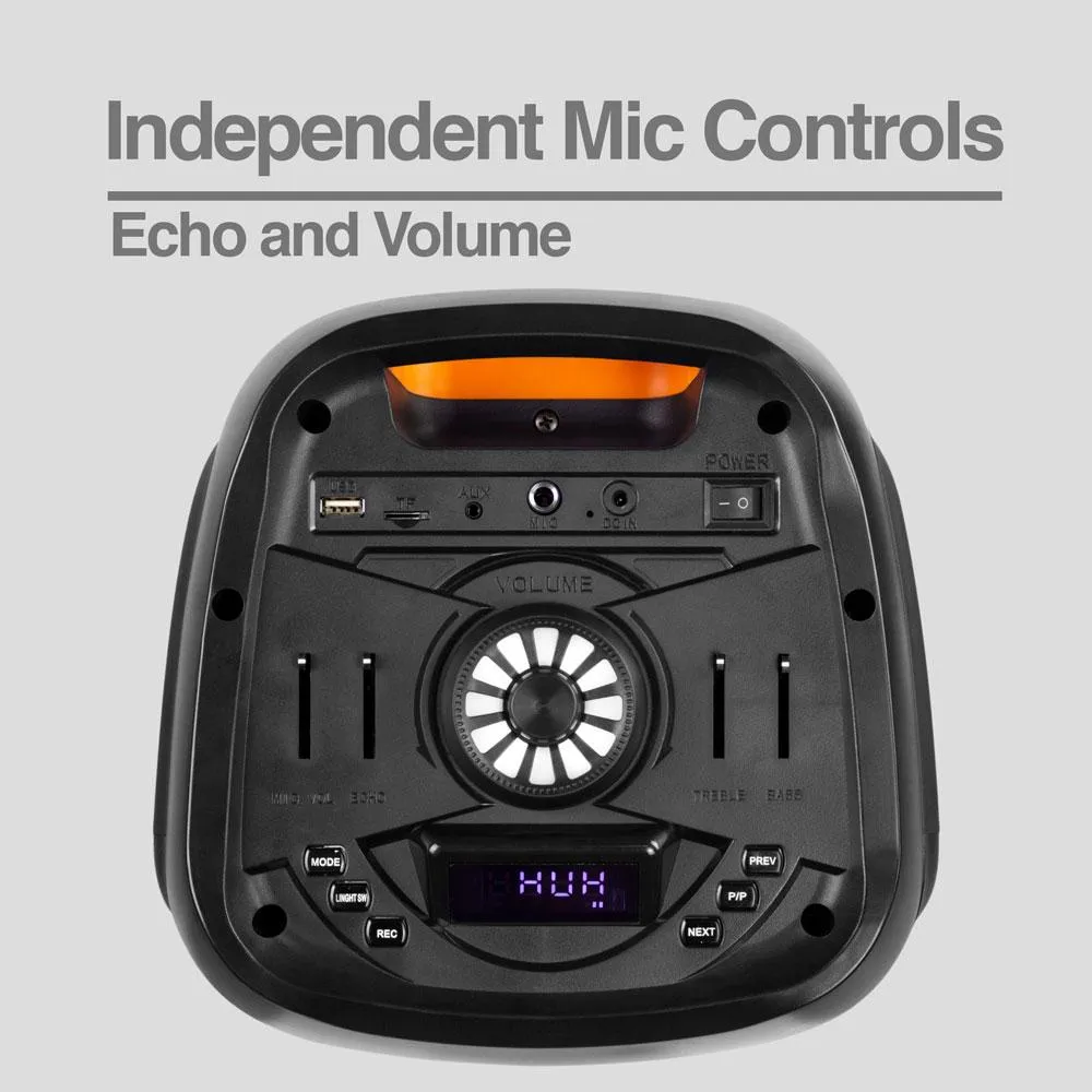 RAVE 60 TWS WIRELESS BT PARTY SPEAKER WITH LED LIGHTS
