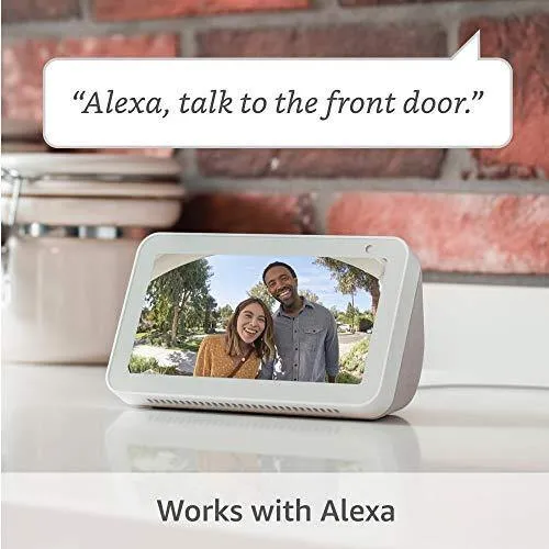 Ring Video Doorbell (1st Gen) – 720p HD video, motion activated alerts, easy installation – Satin Nickel