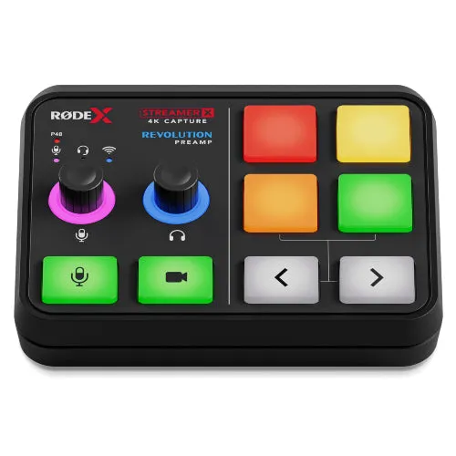 RODE X Streamer X Audio Interface and Video Streaming Console
