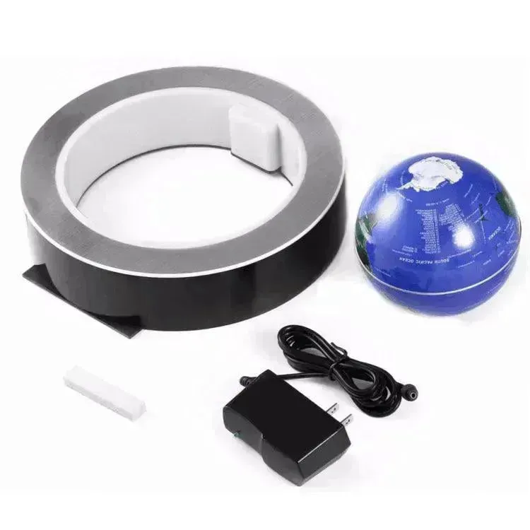 Round LED light World Map Floating Globe Magnetic Levitation Light Anti Gravity Magic  Home Decor   Decorative Night LED Light