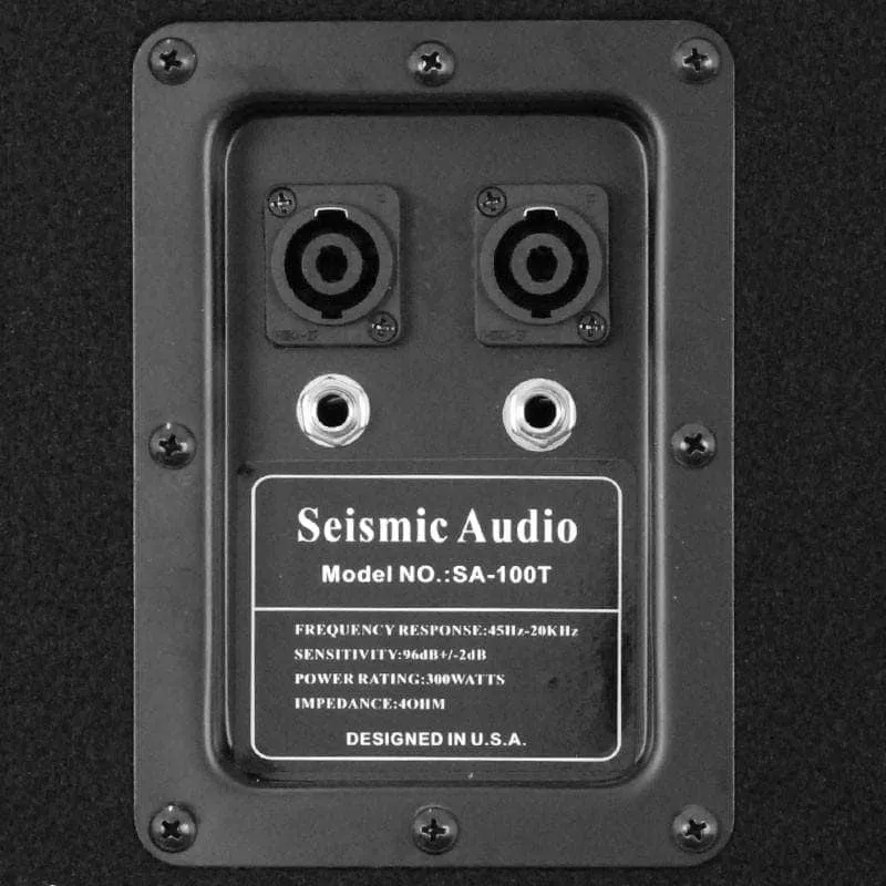 SA-100T - Dual 10" Pro Audio PA/DJ Speaker Cabinet with Titanium Horns