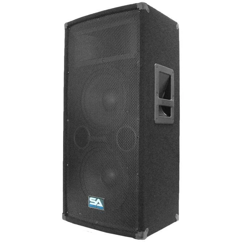SA-100T - Dual 10" Pro Audio PA/DJ Speaker Cabinet with Titanium Horns