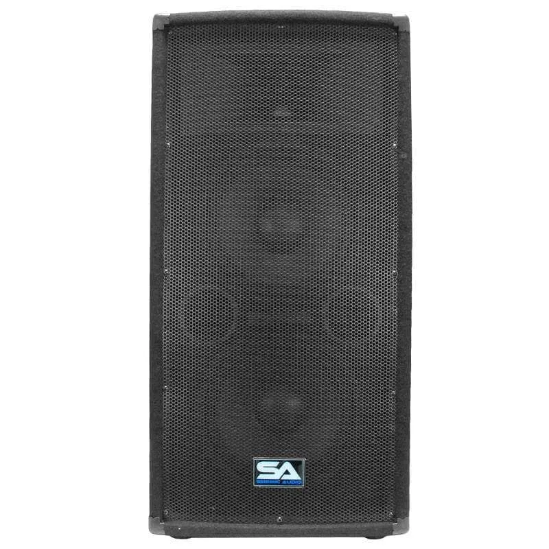 SA-100T - Dual 10" Pro Audio PA/DJ Speaker Cabinet with Titanium Horns