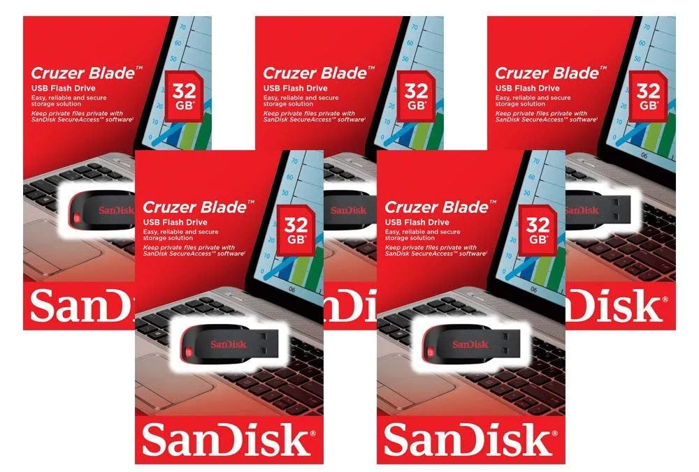 SanDisk 32GB Cruzer Blade USB Flash Drive