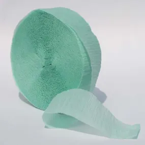 Sea Foam Green Crepe Paper Streamers 150' Long