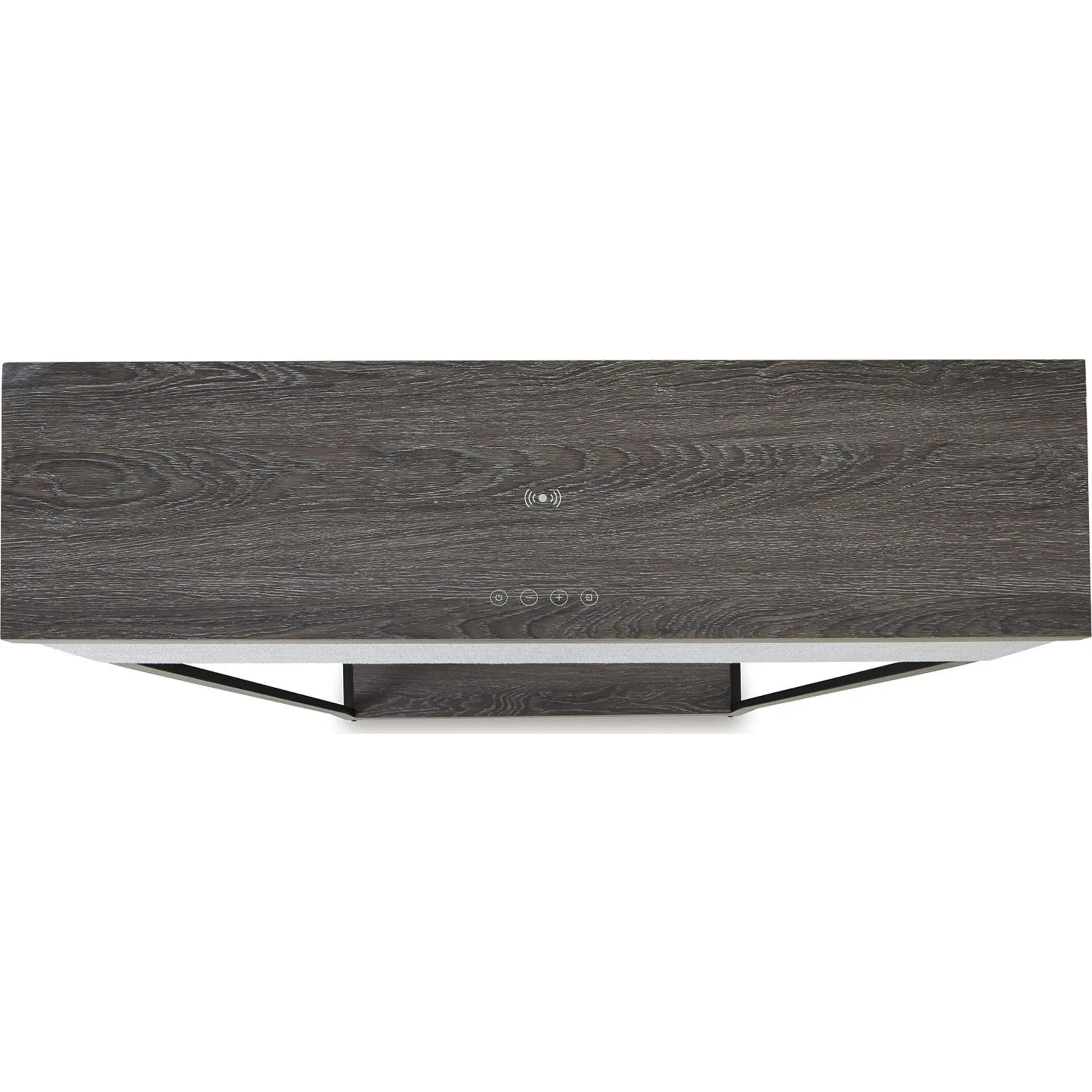 Sethlen Console Table - Gray/Black