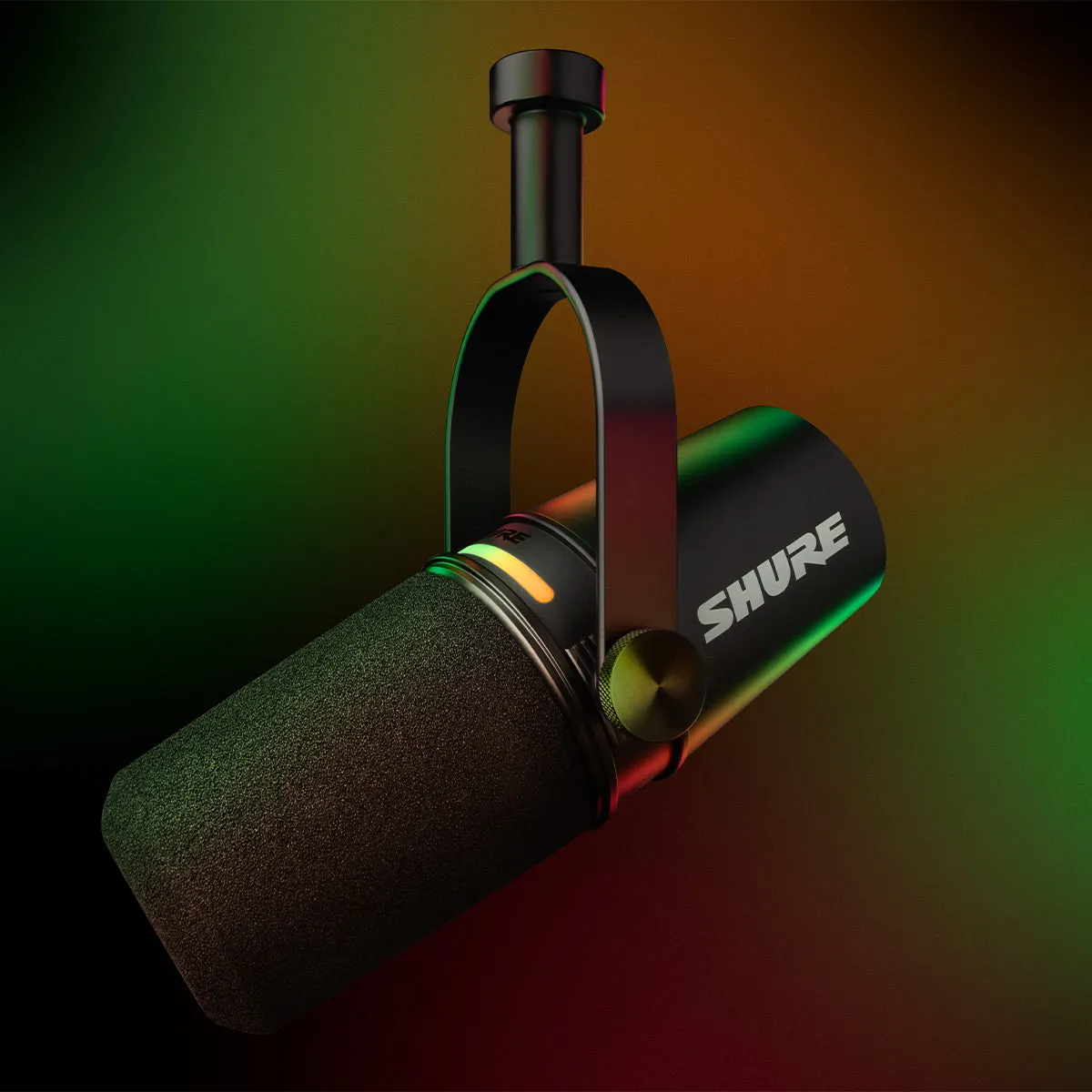 Shure MV7  Hybrid Output USB-C & XLR Podcast Microphone & Desktop Stand (Black)