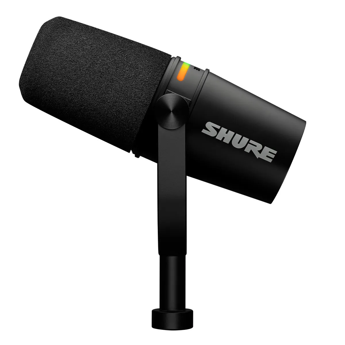 Shure MV7  Hybrid Output USB-C & XLR Podcast Microphone & Desktop Stand (Black)