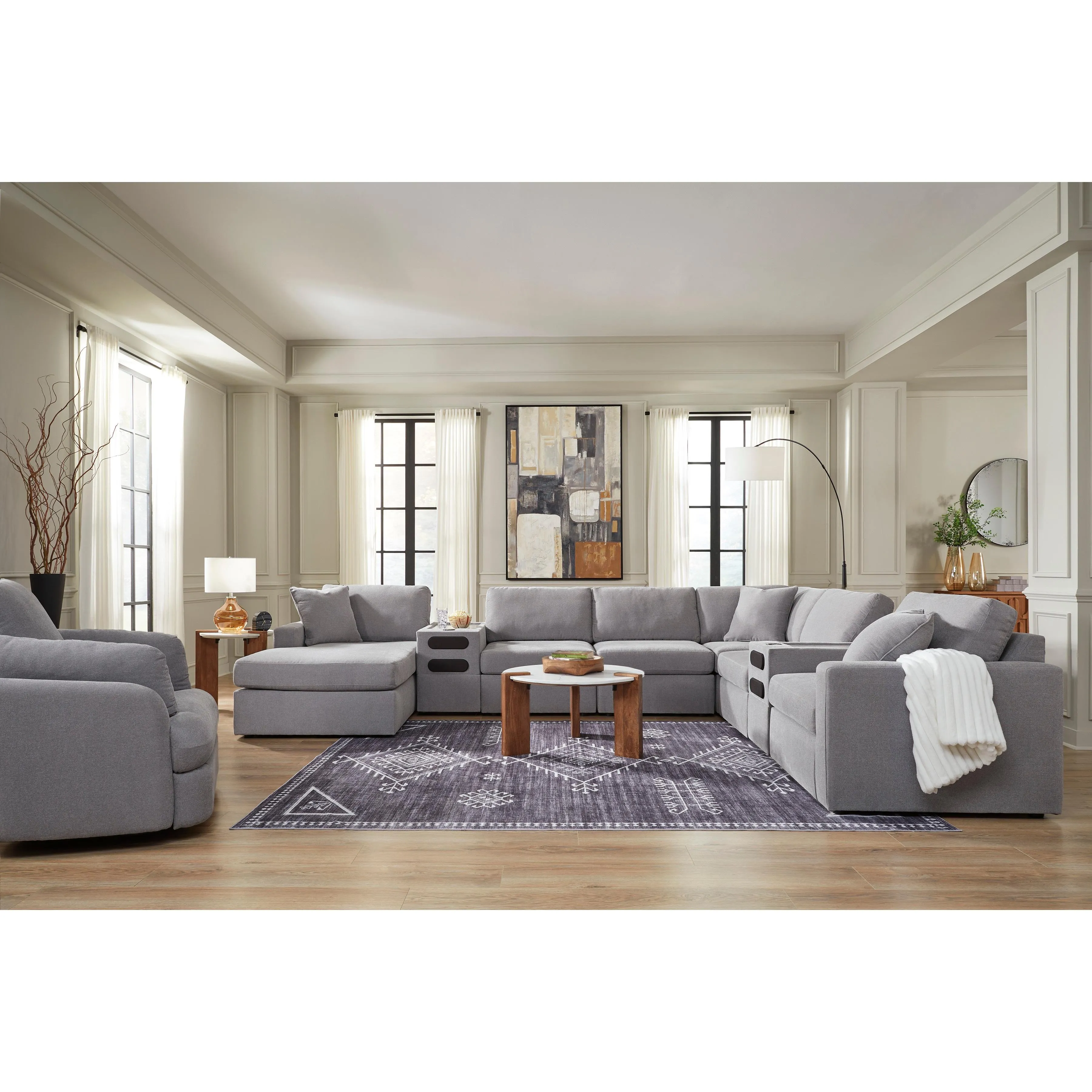 Signature Design by Ashley Modmax Fabric 8 pc Sectional 9210416/9210427/9210446/9210446/9210477/9210446/9210427/9210465