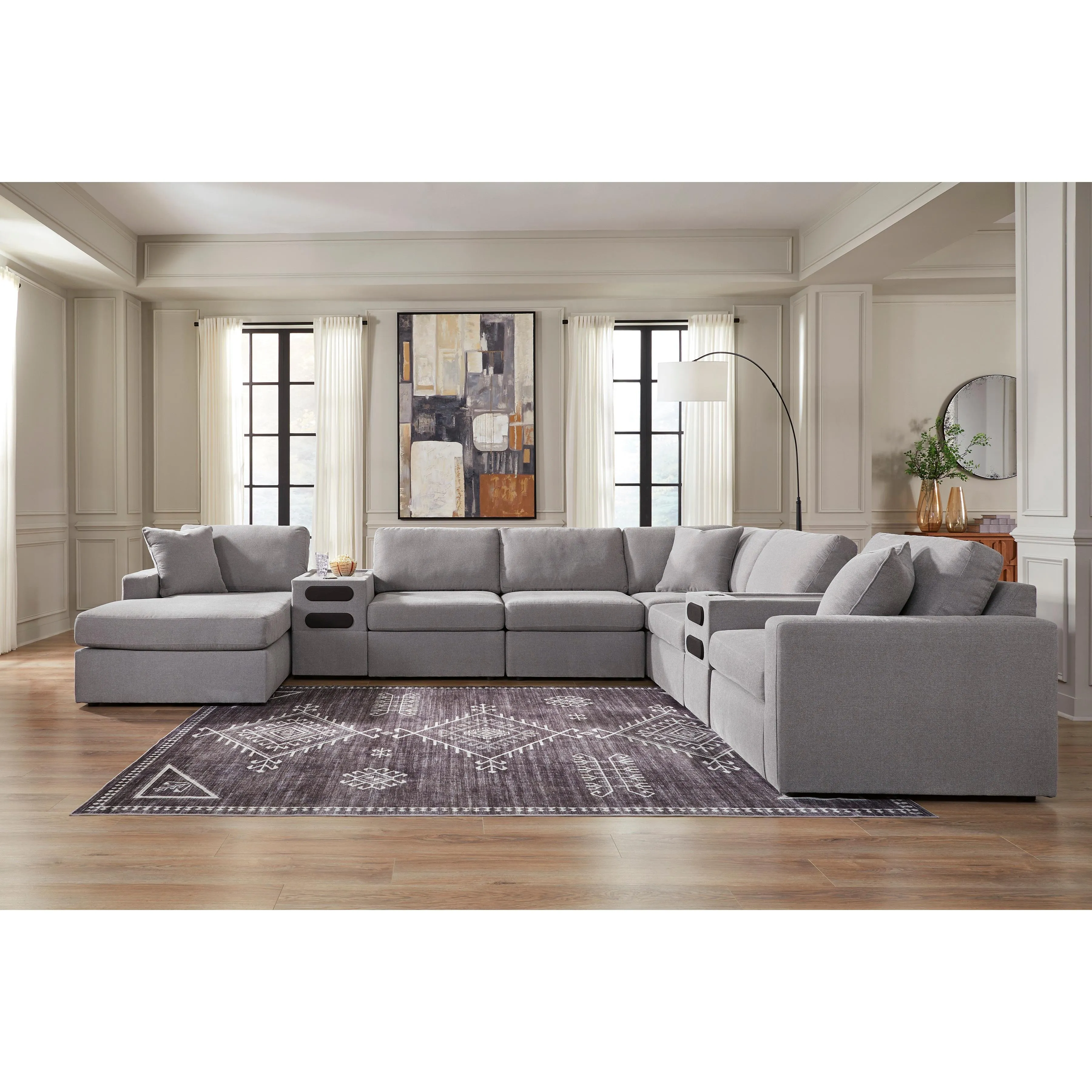 Signature Design by Ashley Modmax Fabric 8 pc Sectional 9210416/9210427/9210446/9210446/9210477/9210446/9210427/9210465