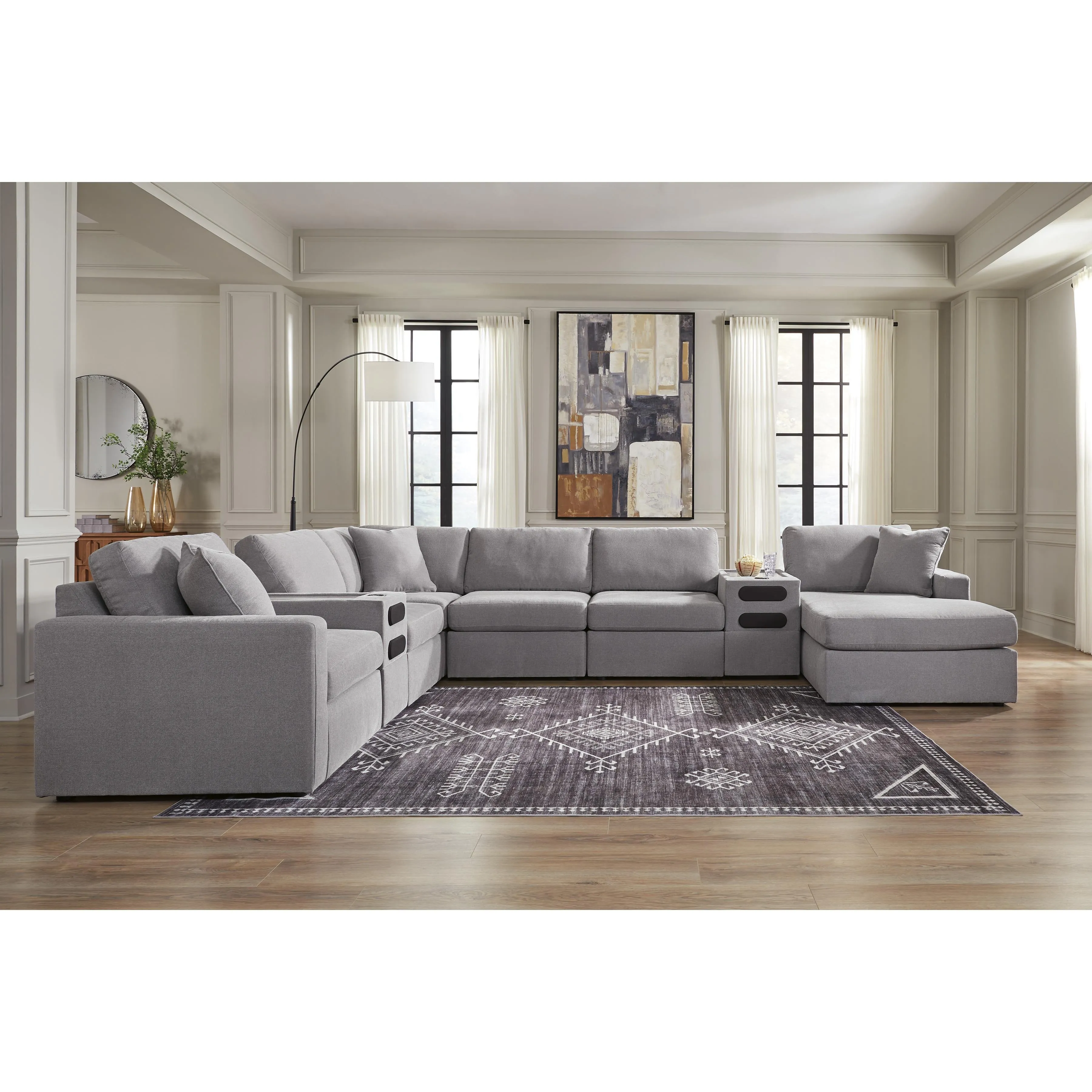 Signature Design by Ashley Modmax Fabric 8 pc Sectional 9210464/9210427/9210446/9210477/9210446/9210446/9210427/9210417